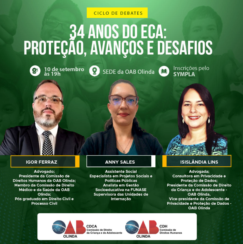 Ciclo de Debates - 34 Anos do ECA